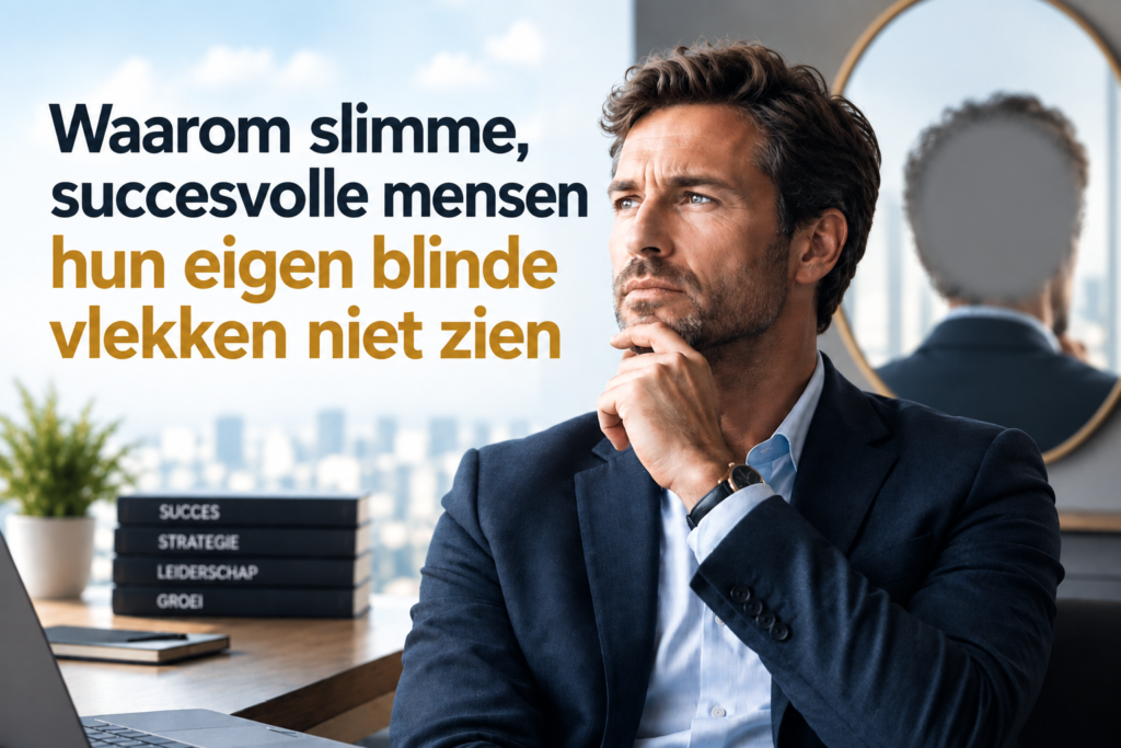 Waarom slimme, succesvolle mensen hun eigen blinde vlekken niet zien